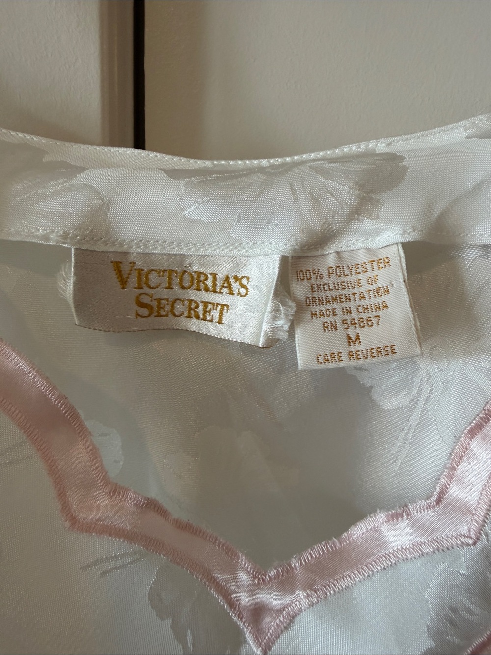 Vintage Victoria's Secret Gold Label Cream Bridal Teddy Romper 90s Size M - Picture 3 of 6
